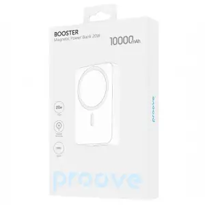 Зовнішній акумулятор Proove Booster 20W 10000mAh White