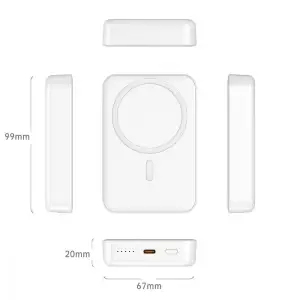 Зовнішній акумулятор Proove Booster 20W 10000mAh White