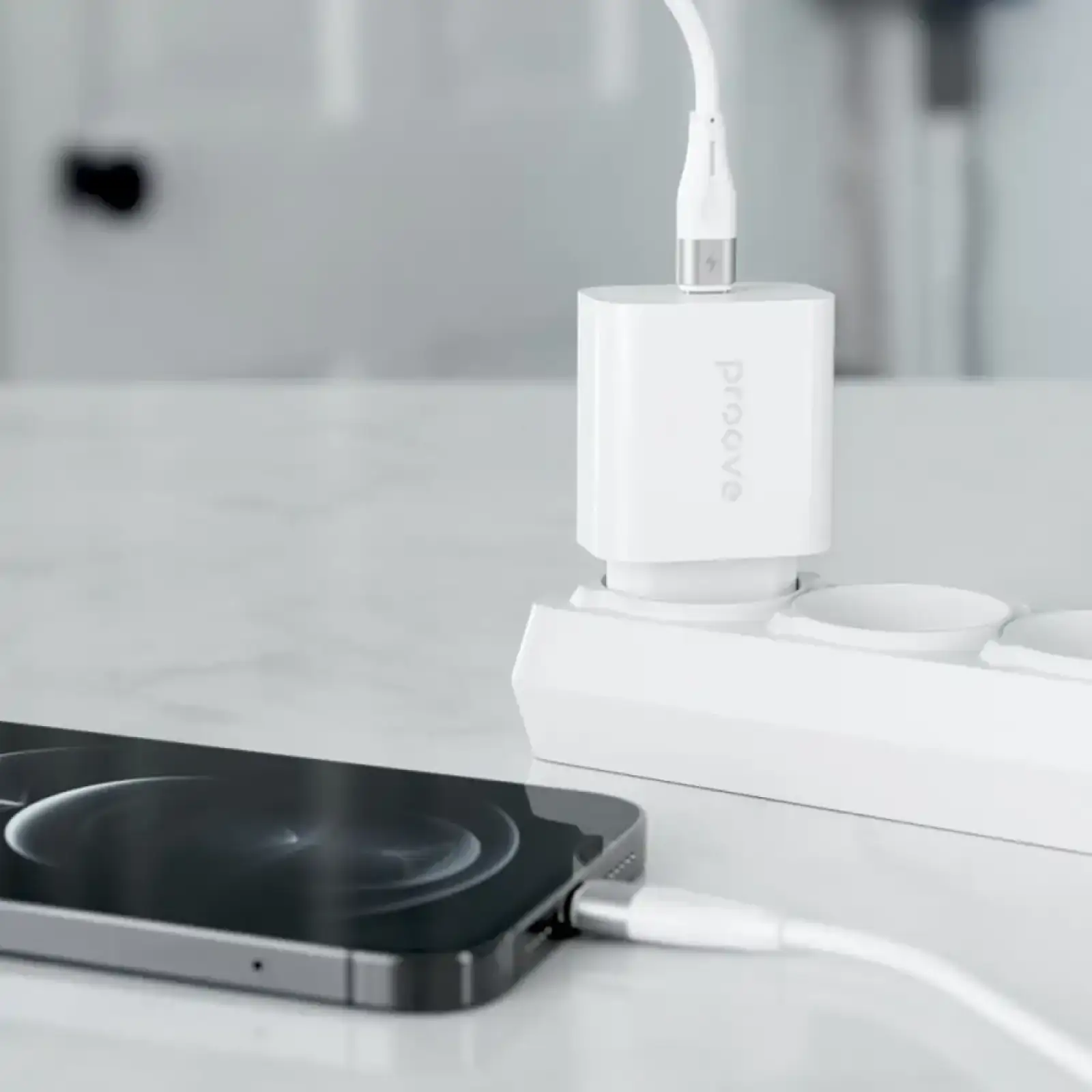 СЗУ Proove Rapid 20W (Type-C) + Кабель Type-C to Lightning White, WCRP20012102