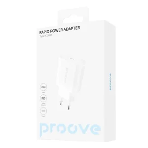 СЗУ Proove Rapid 20W (Type-C) white, 54678