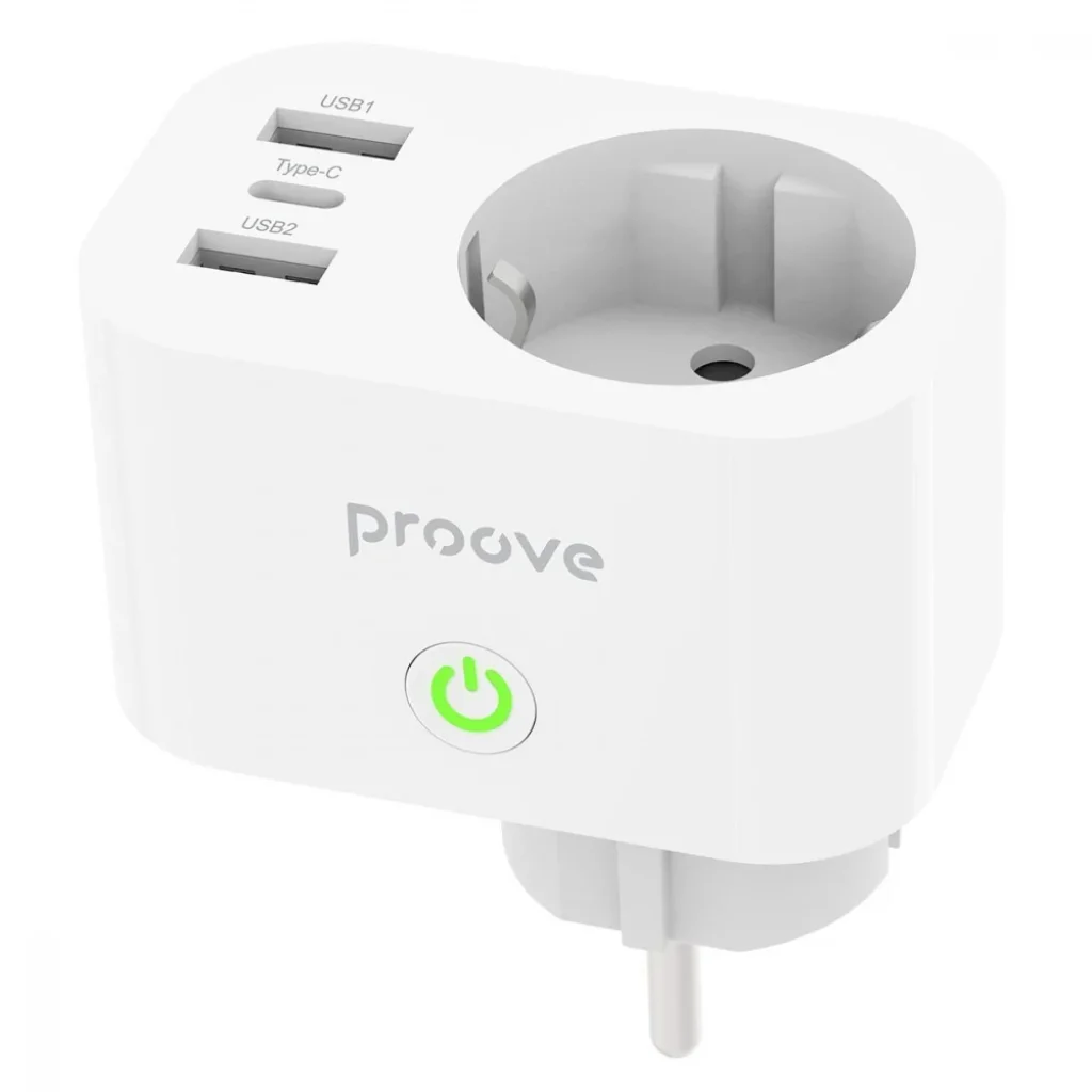 Умная розетка Proove Rapid Smart Socket PD-02 EU 1AC white, PSRP20210002