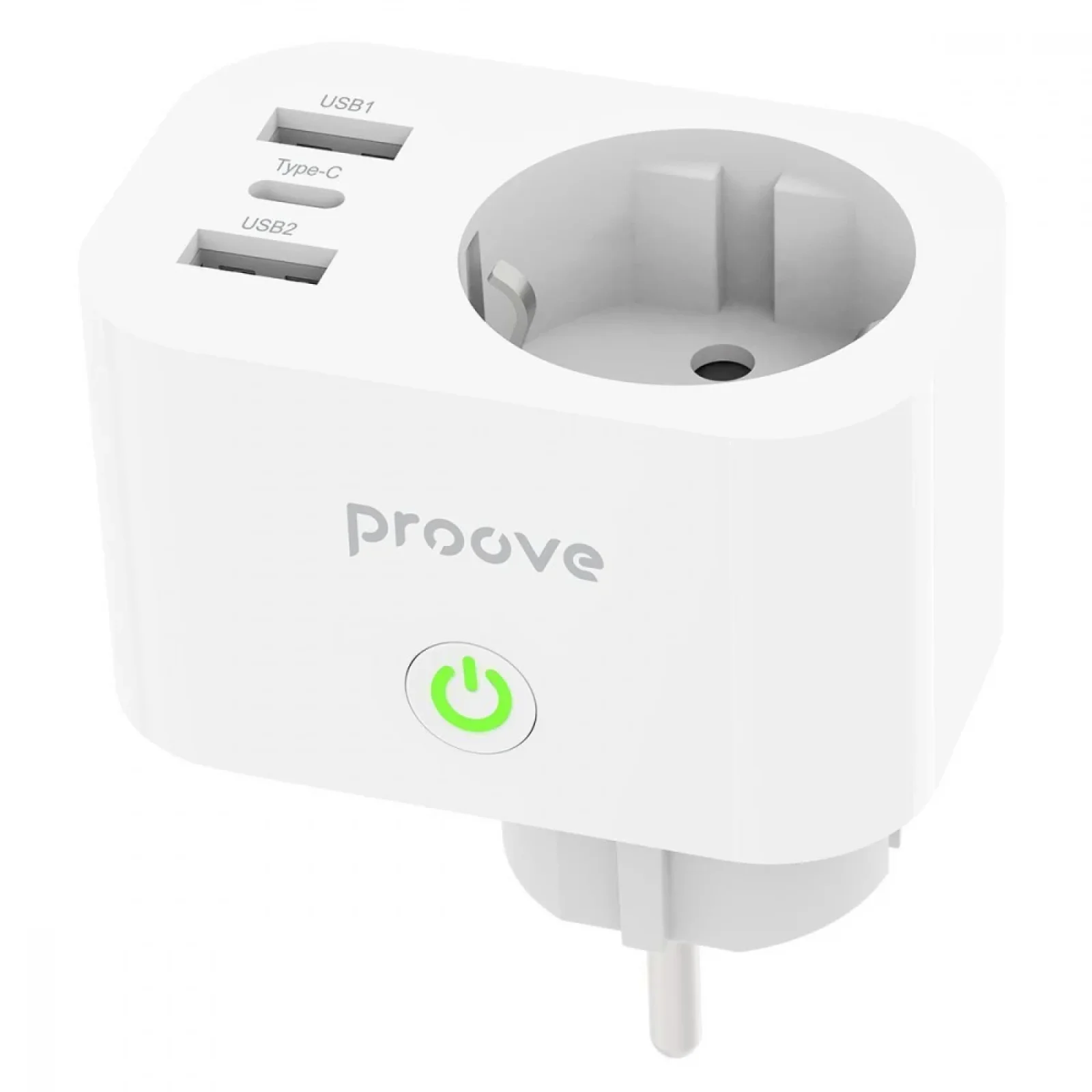 Умная розетка Proove Rapid Smart Socket PD-02 EU 1AC white, PSRP20210002