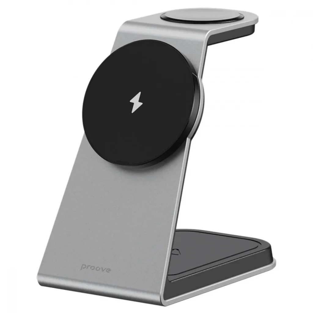 Бездротова зарядка Proove Omni Power 3 in 1 Gray, WSOP15020003