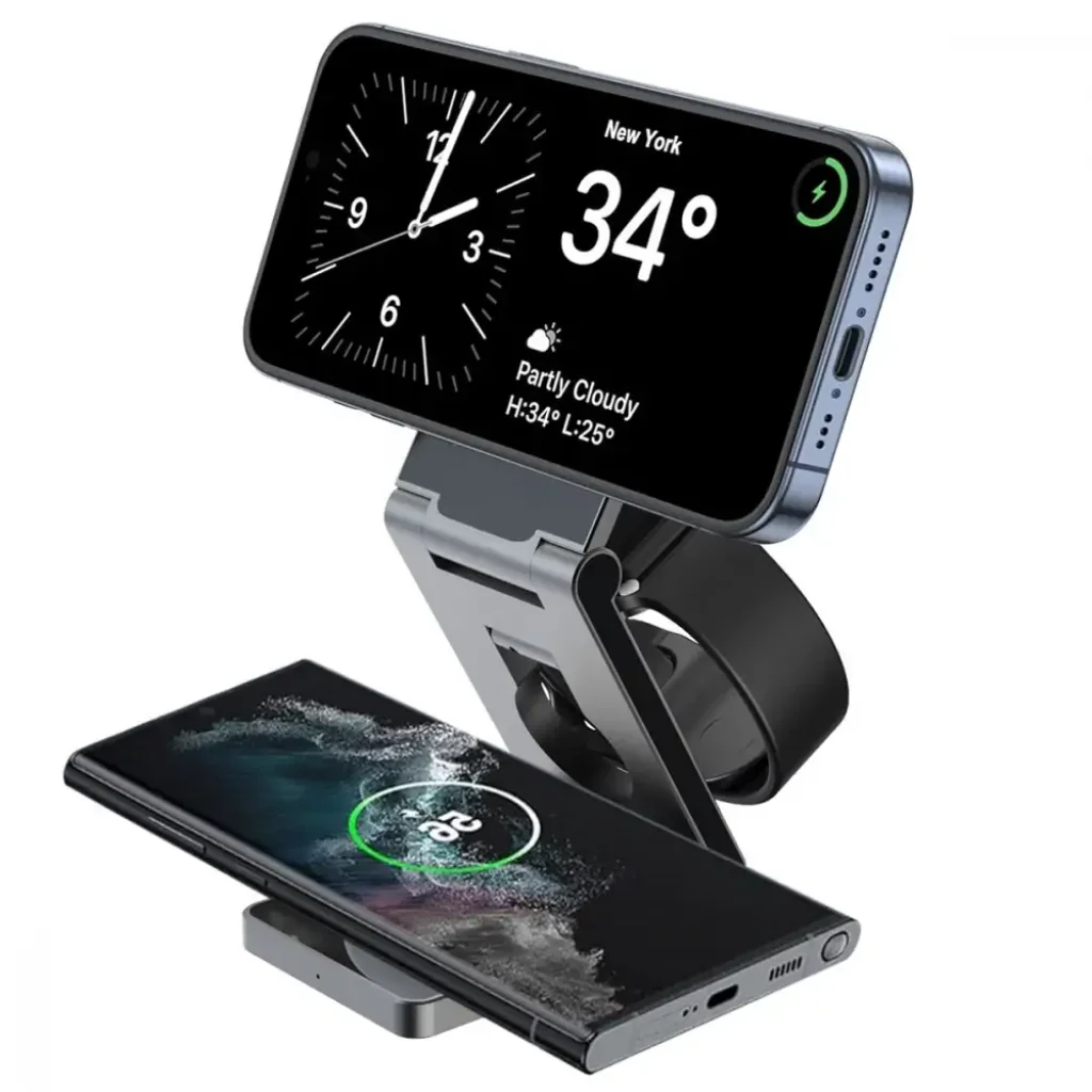 Бездротова зарядка Proove Titan Volt 3 in 1 Gray, WSTV15000003