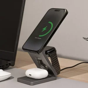 Бездротова зарядка Proove Titan Volt 3 in 1 Gray, WSTV15000003