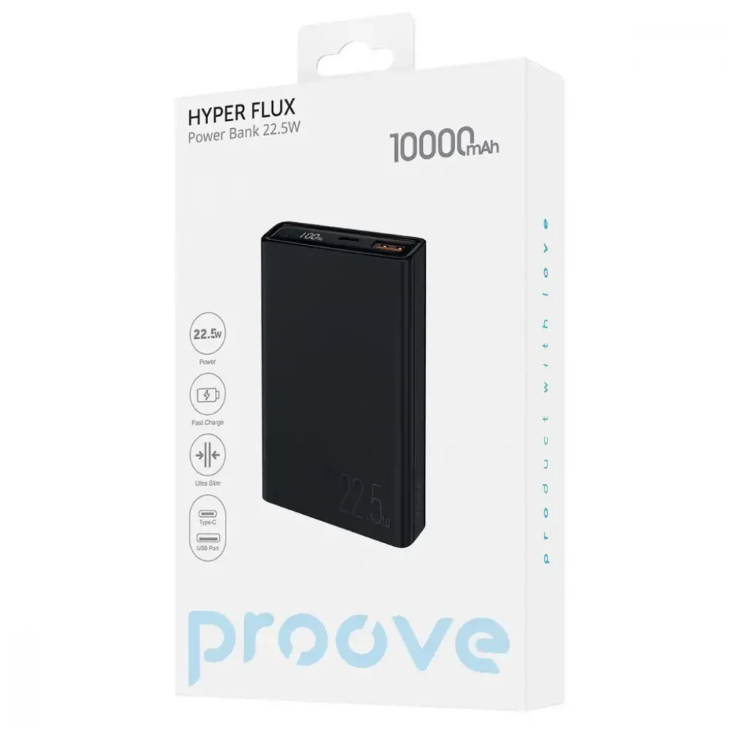 Зовнішній акумулятор Proove Hyper Flux 22.5W 10000mAh Gradient, PBH120120009