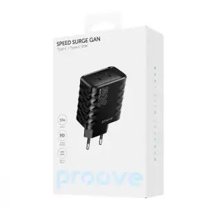 СЗУ Proove Speed Surge Gan 35W (Type-C + Type-C) White, WCSS30020002