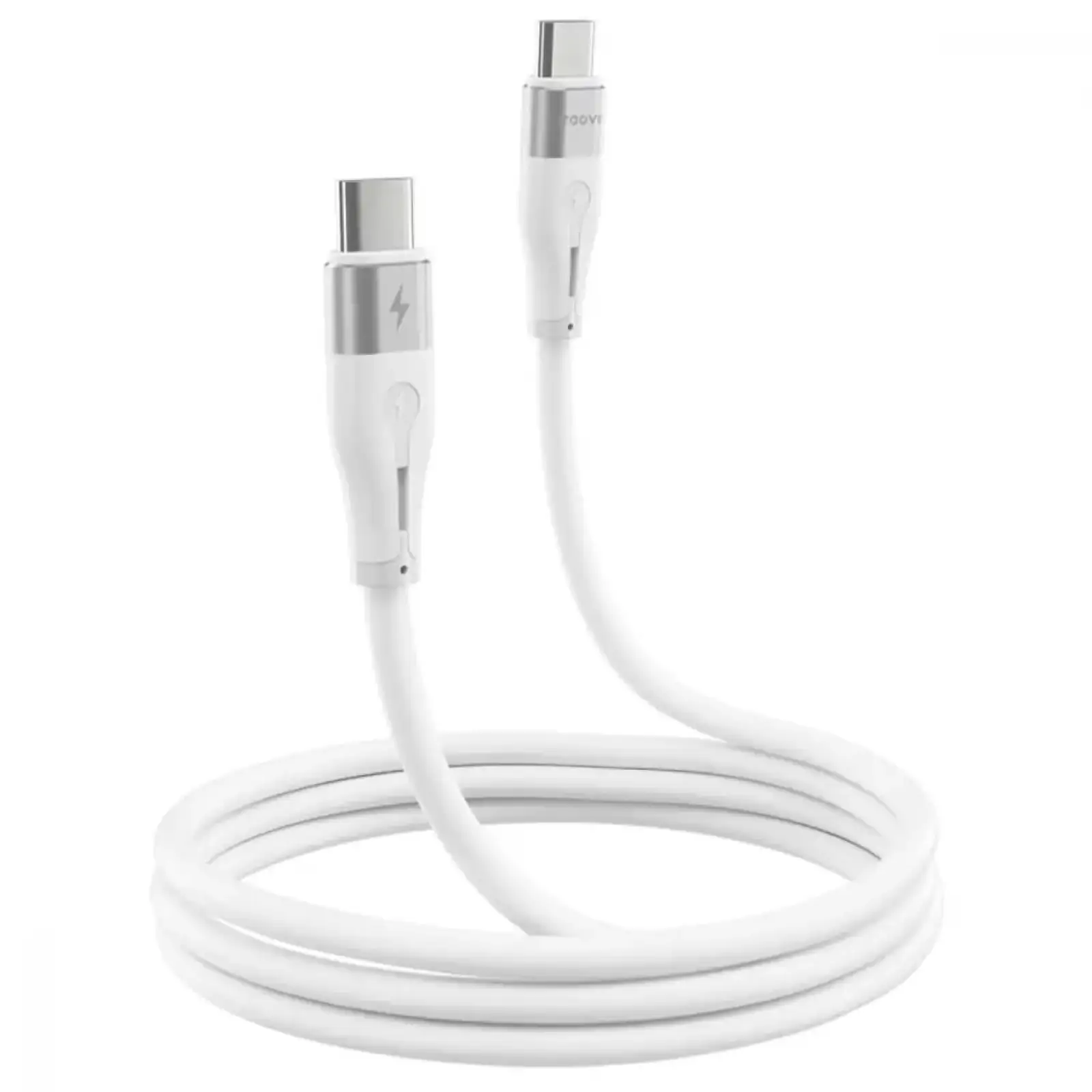 МЗП Proove Silicone Power 30W (Type-C) + Кабель Type-C to Type-C White, WCSP30022202