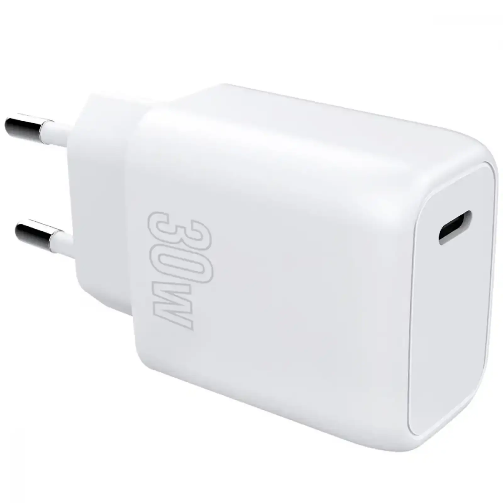 МЗП Proove Silicone Power 30W (Type-C) + Кабель Type-C to Type-C White, WCSP30022202
