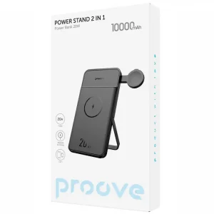 Портативна Батарея Proove Power Stand 2 in 1 20W 10000mAh black, PBPS20030001