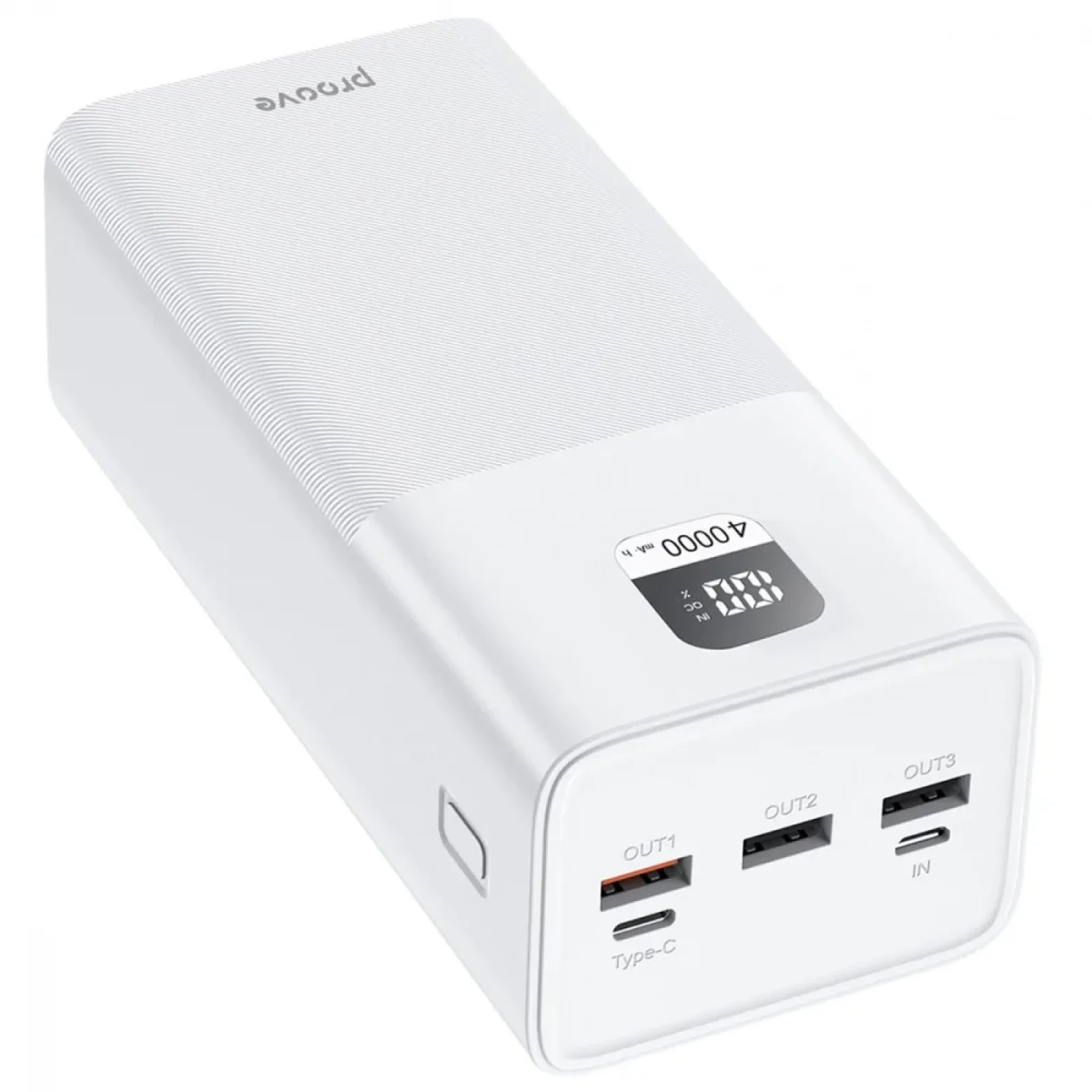Зовнішній акумулятор Proove Giant 100W 40000mAh White (PBGI99320002)