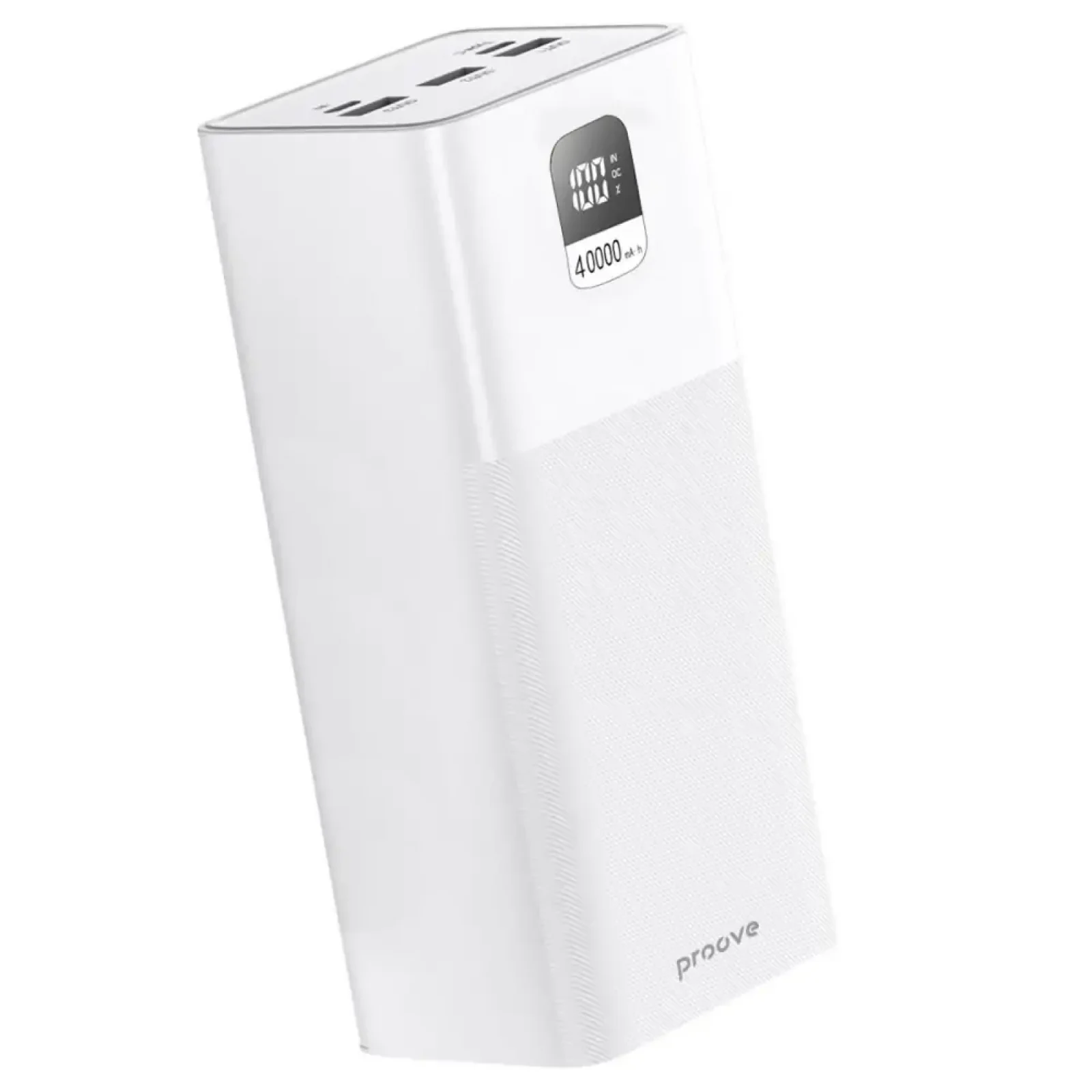 Зовнішній акумулятор Proove Giant 100W 40000mAh White (PBGI99320002)