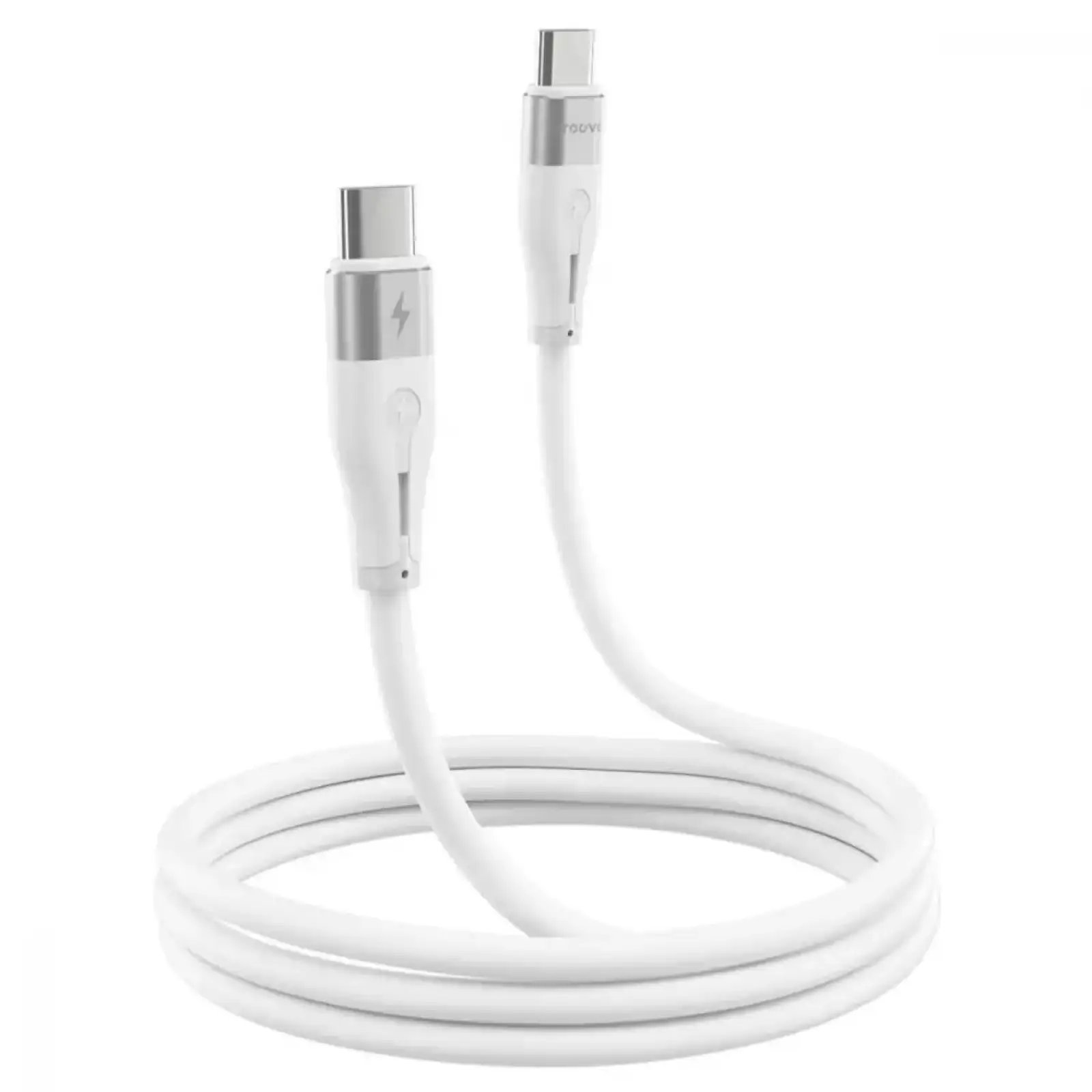 МЗП Proove Silicone Power 20W (Type-C) + Кабель Type-C to Lightning White, WCSP20020102