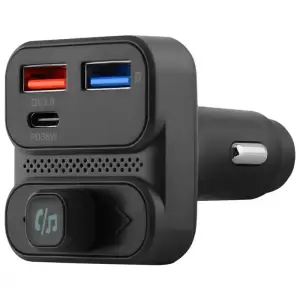 АЗП Proove FM Launcher Luxor SE 36W (PD+QC3.0) Type-C+USB Gray, FMLX20120003