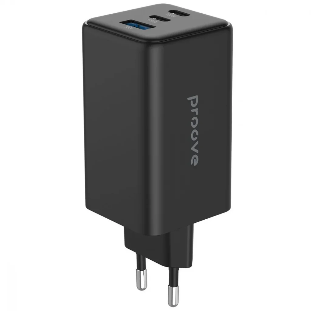 МЗП Proove Pocket GaN 100W (2Type-C + USB) Black, WCPG10012201