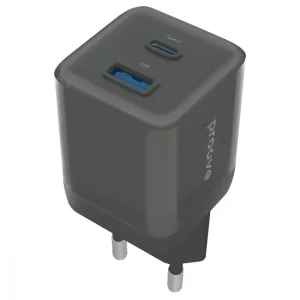 СЗУ Proove Pure GaN Plus 30W (Type-C + USB) Black, WCPU30111201