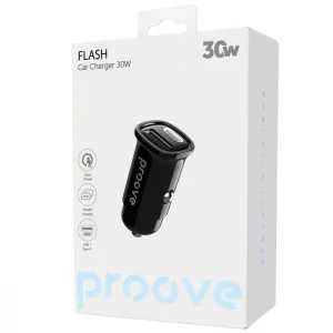 АЗП Proove Flash 30W (Type-C + USB) Black, CCFL30111201