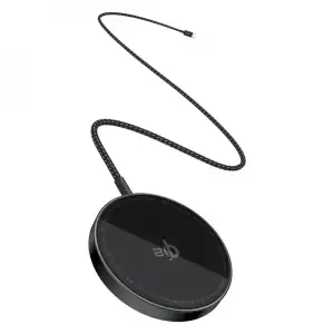 Бездротовий ЗП Baseus Simple Mini4 Air Magnetic Qi2 15W Black
