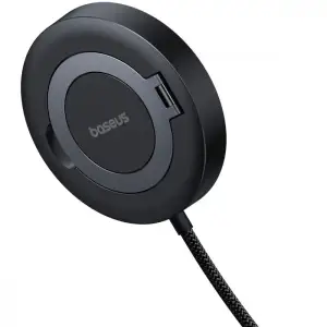 Бездротовий ЗП Baseus Simple Mini4 Qi2 15W Black