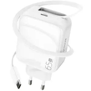 СЗУ Proove Fixtape GaN Type-C 65W White (621770003)