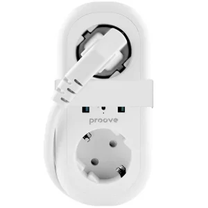 Сетевой фильтр Proove Supercoil 20W (2xAC + Type-C + 2xSB) 1.5m White (PSPS25002102)