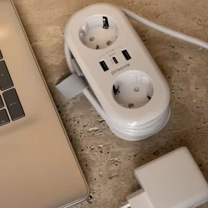 Сетевой фильтр Proove Supercoil 20W (2xAC + Type-C + 2xSB) 1.5m White (PSPS25002102)