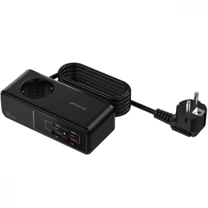 Сетевой фильтр Proove Homester Pro 65W (AC + 2xType-C + 2xUSB) 1.5m Black (PSHP25002201)