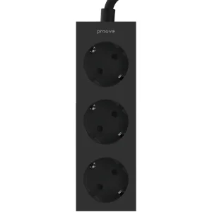 Сетевой фильтр Proove Magnet Strip (3xAC) 1.6m Black (PSMS25000001)