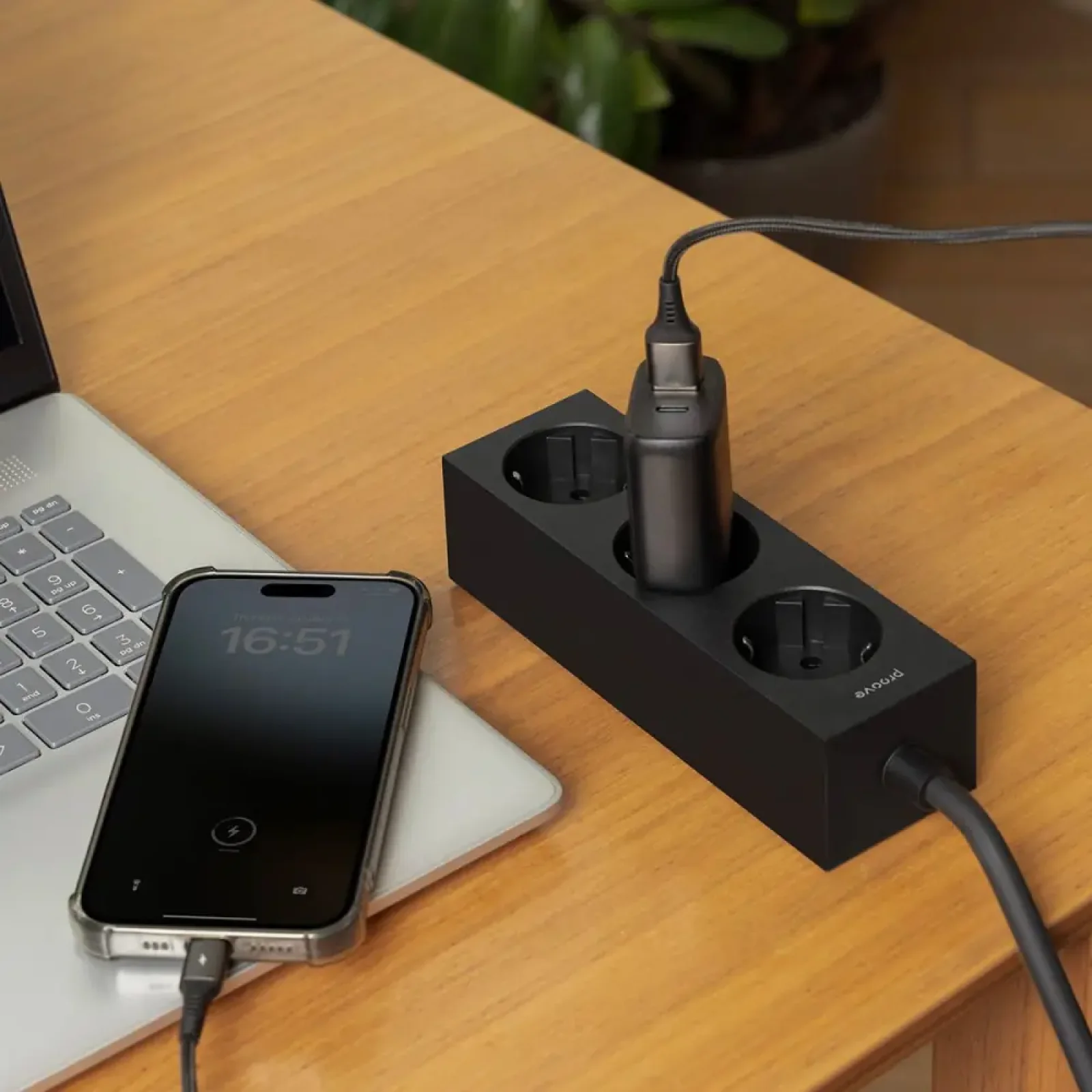 Сетевой фильтр Proove Magnet Strip (3xAC) 1.6m Black (PSMS25000001)