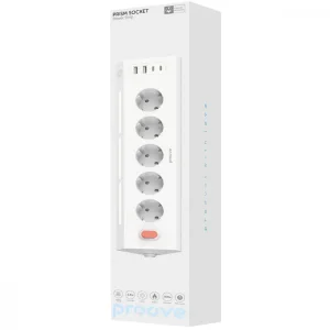 Сетевой фильтр Proove Prism Socket (5xAC + 2xType-C + 2xUSB) 1.6m White (PSPS25002202)