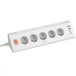 Сетевой фильтр Proove Prism Socket (5xAC + 2xType-C + 2xUSB) 1.6m White (PSPS25002202)