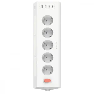 Сетевой фильтр Proove Prism Socket (5xAC + 2xType-C + 2xUSB) 1.6m White (PSPS25002202)