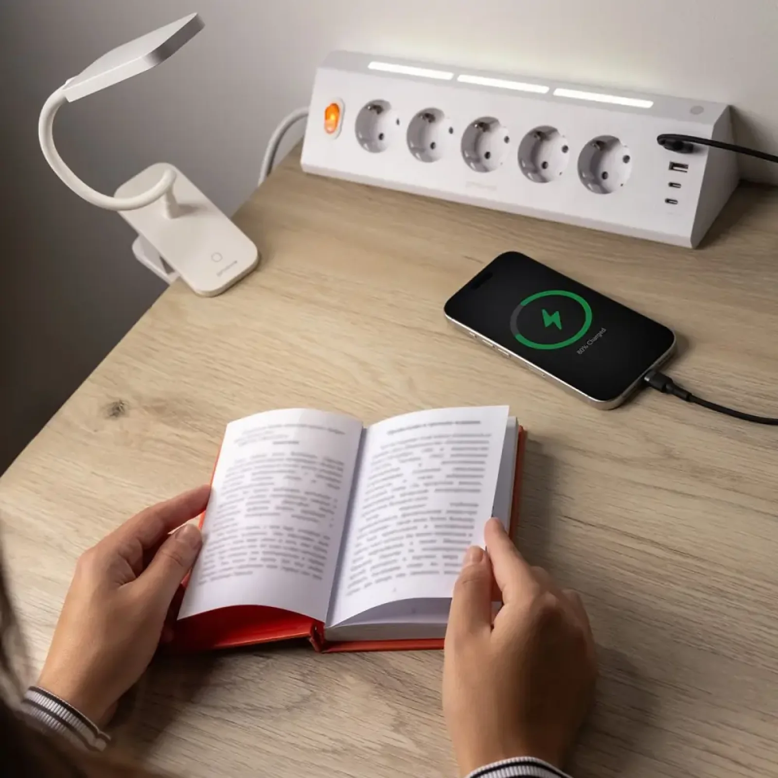 Сетевой фильтр Proove Prism Socket (5xAC + 2xType-C + 2xUSB) 1.6m White (PSPS25002202)