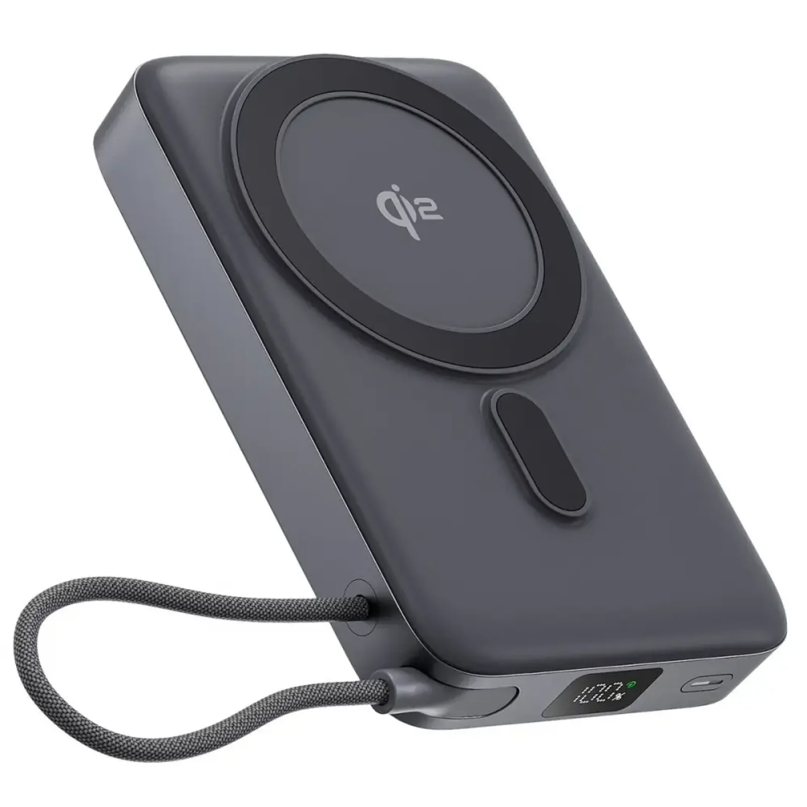 Зовнішній акумулятор Proove OverPower 35W 10000mAh Qi2 gray (625710010)