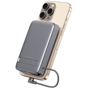 Зовнішній акумулятор Proove OverPower 35W 10000mAh Qi2 gray (625710010)