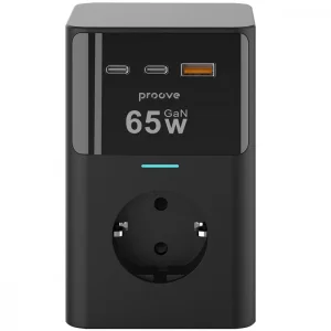 Сетевой фильтр Proove Power Cube 65W (3xAC + 2xType-C + 1xUSB) 1.5m Black (PSPC36801201)