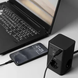 Сетевой фильтр Proove Power Cube 65W (3xAC + 2xType-C + 1xUSB) 1.5m Black (PSPC36801201)