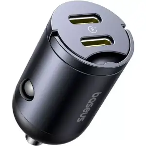 АЗП Baseus Tiny Star Mini 30W (2xType-C) Black
