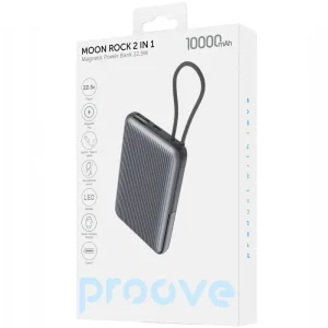 Зовнішній акумулятор Proove Moon Rock 2 in 1 22.5W 10000mAh Gray (PBR122012105)