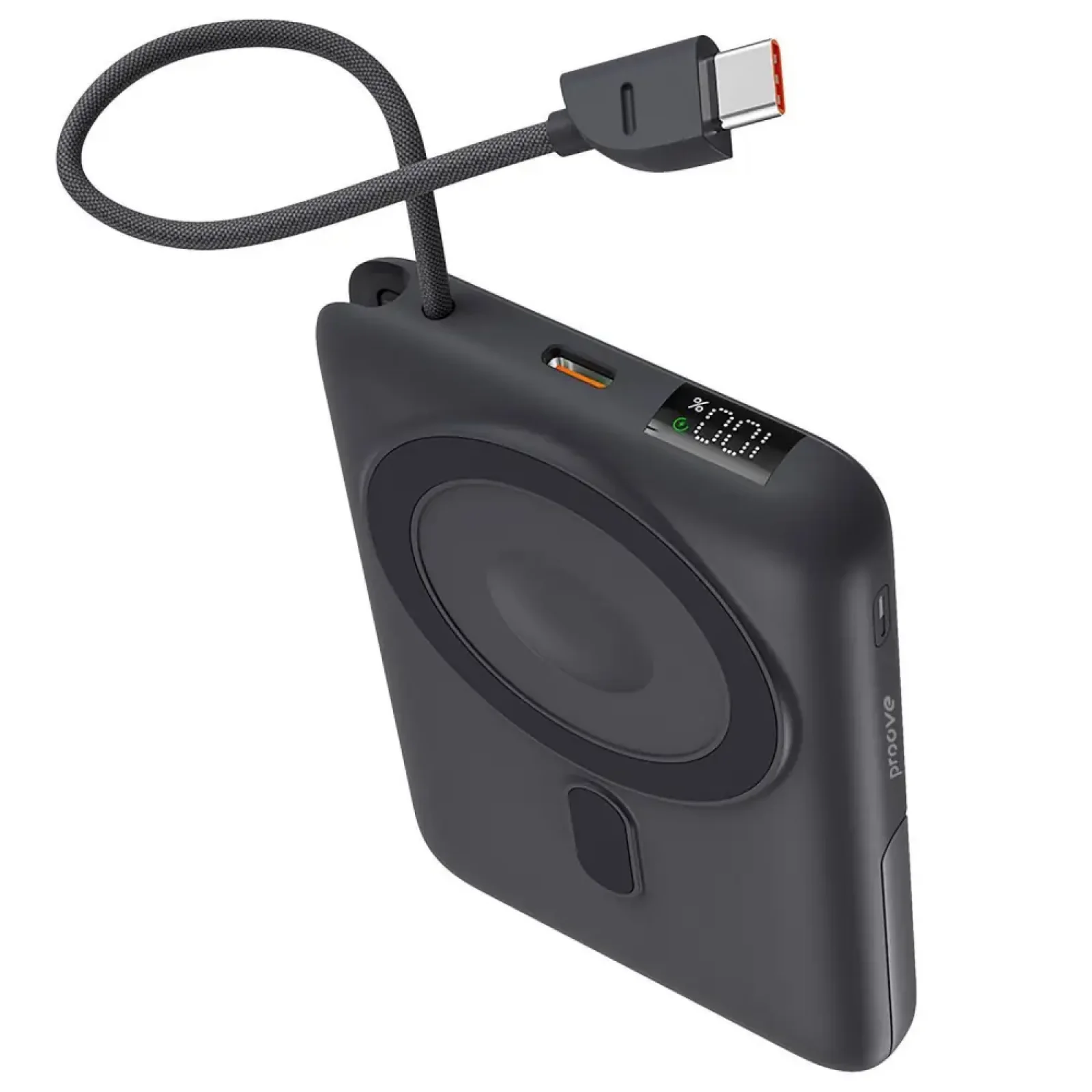 Зовнішній акумулятор Proove Moon Rock 2 in 1 22.5W 10000mAh Gray (PBR122012105)
