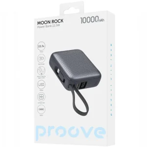 Зовнішній акумулятор Proove Moon Rock 22.5W 10000mAh Gray (PBM122012105)
