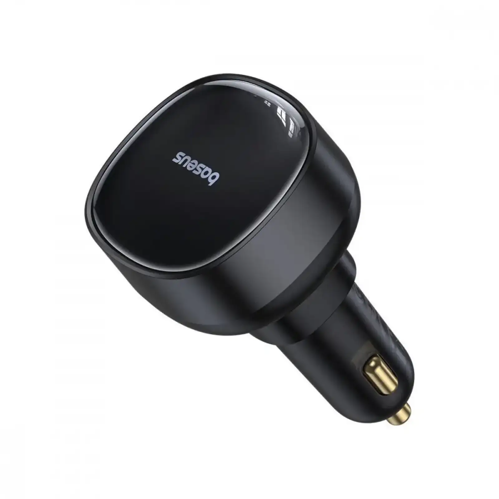 АЗП Baseus Enjoyment Pro 60W (USB) + Retractable Type-C Cable Black