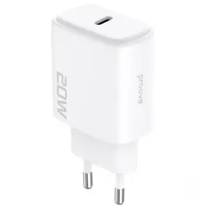 МЗП Proove Silicone Power 2 20W (Type-C) + Cable Type-C to Lightning (1m) White