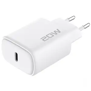 МЗП Proove Silicone Power 2 20W (Type-C) + Cable Type-C to Lightning (1m) White