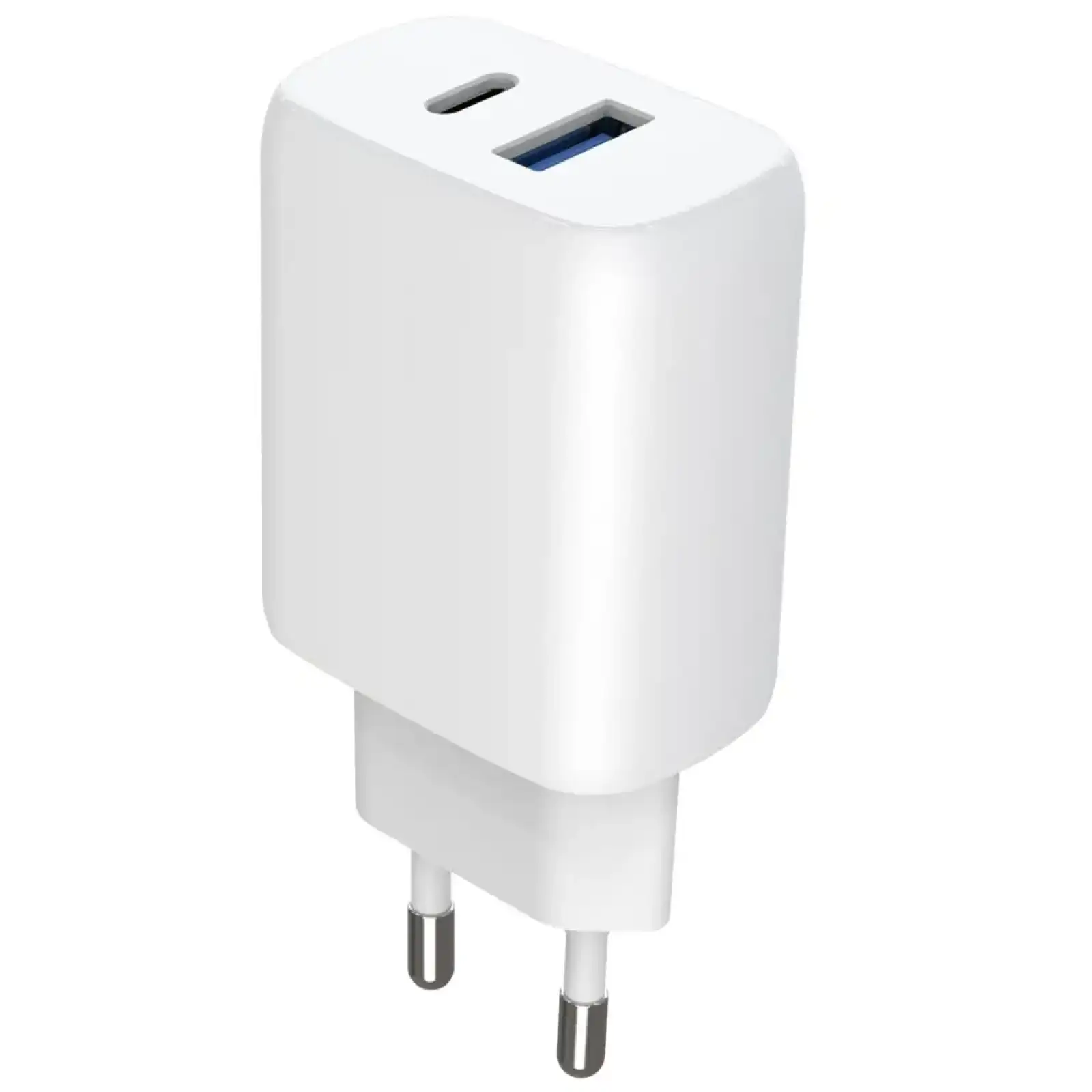 МЗП Proove Silicone Power 2 30W (Type-C + USB) + Cable Type-C to Type-C (1m) Black