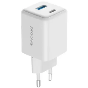 МЗП Proove Pocket GaN 45W (Type-C + USB) White