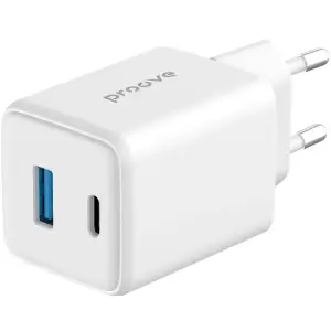 МЗП Proove Pocket GaN 45W (Type-C + USB) White