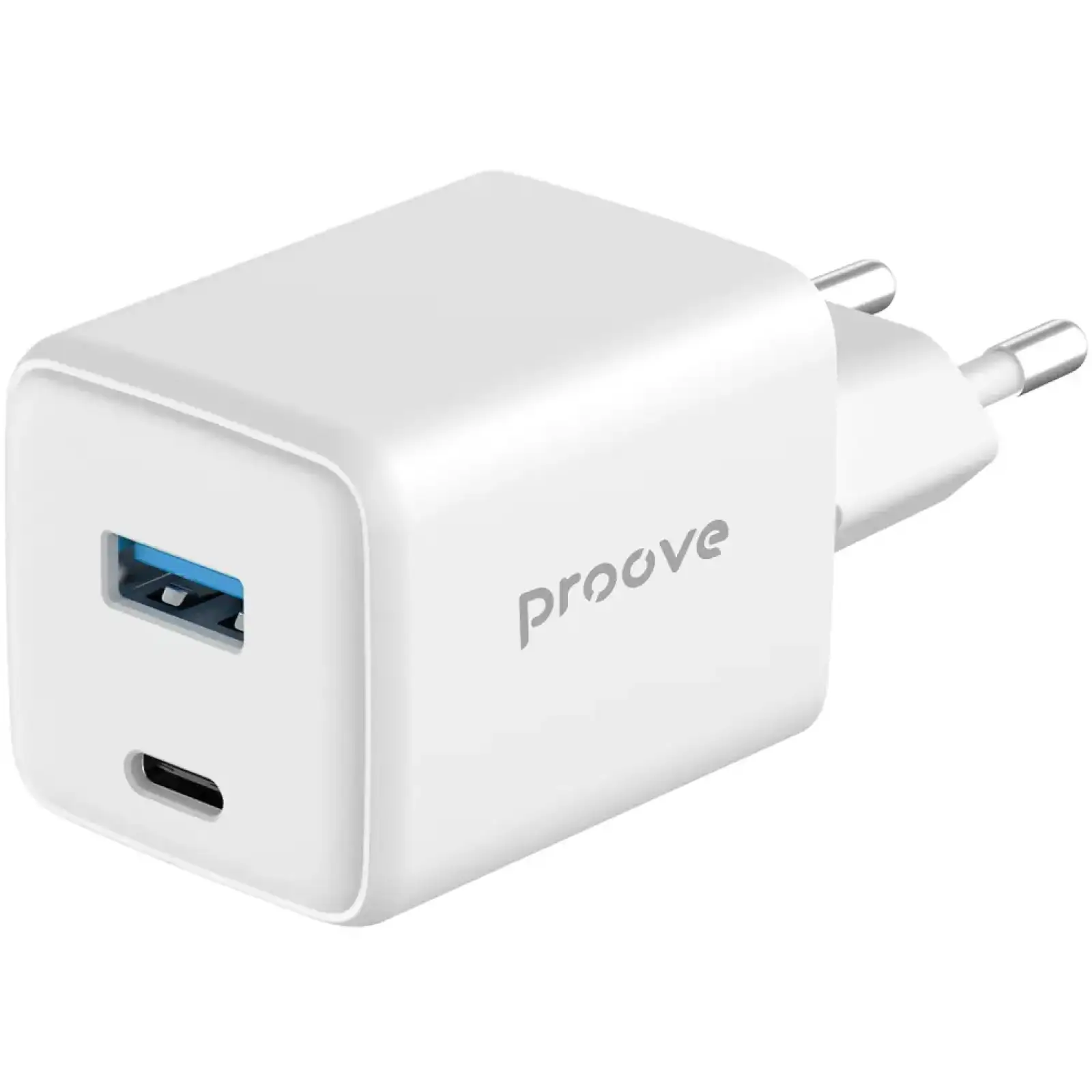 МЗП Proove Pocket GaN 45W (Type-C + USB) White