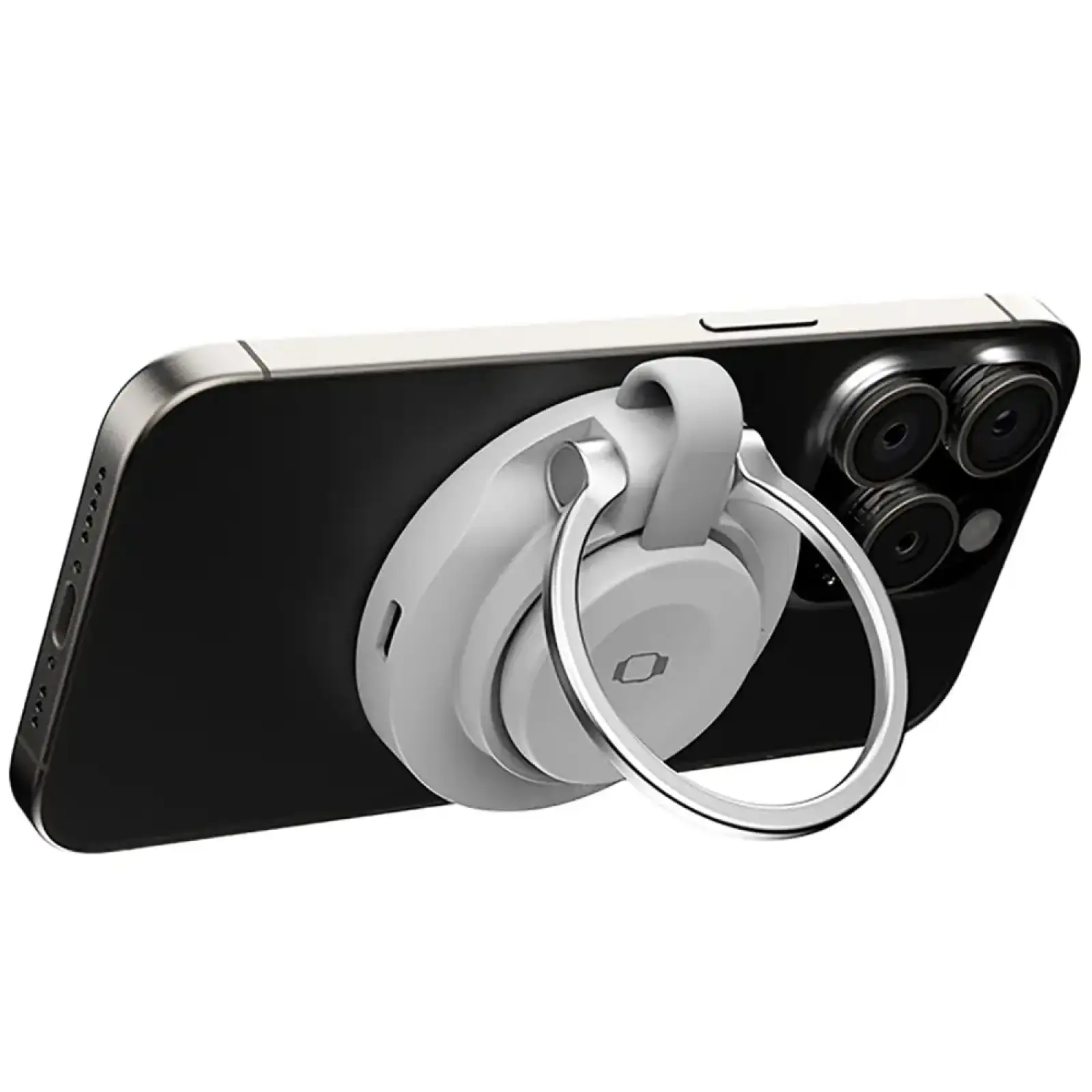 Бездротовий ЗУ Proove Knocker 2 in 1 Qi2 White