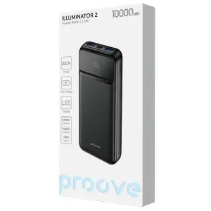 Портативная Батарея Proove Illuminator 2 22.5W 10000mAh Black